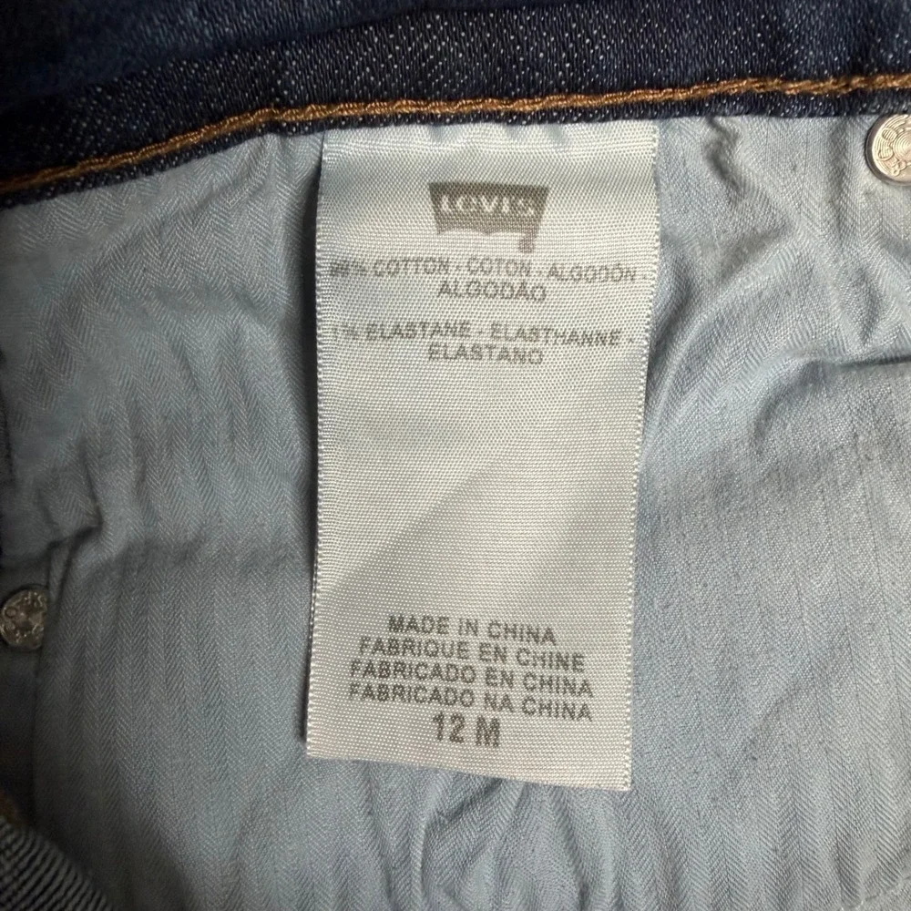 Levi's Demi Curve Classic‎ Boot Cut Dark Wash Denim Jeans Women's 12/31